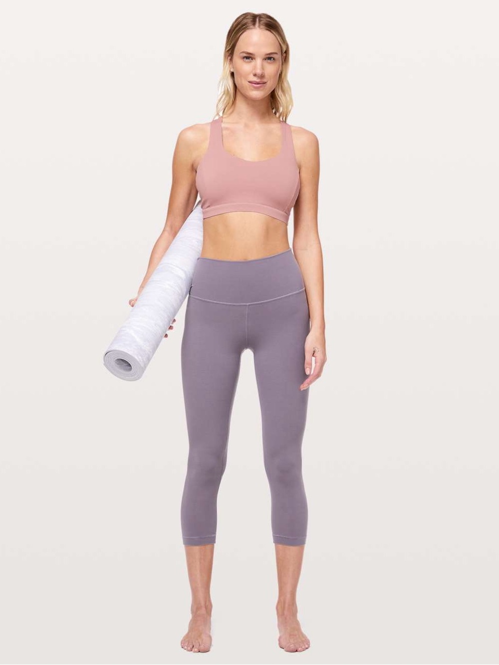 Lululemon Align Ultra High Rise Crop Capris Leggings 21” Purple Size 4